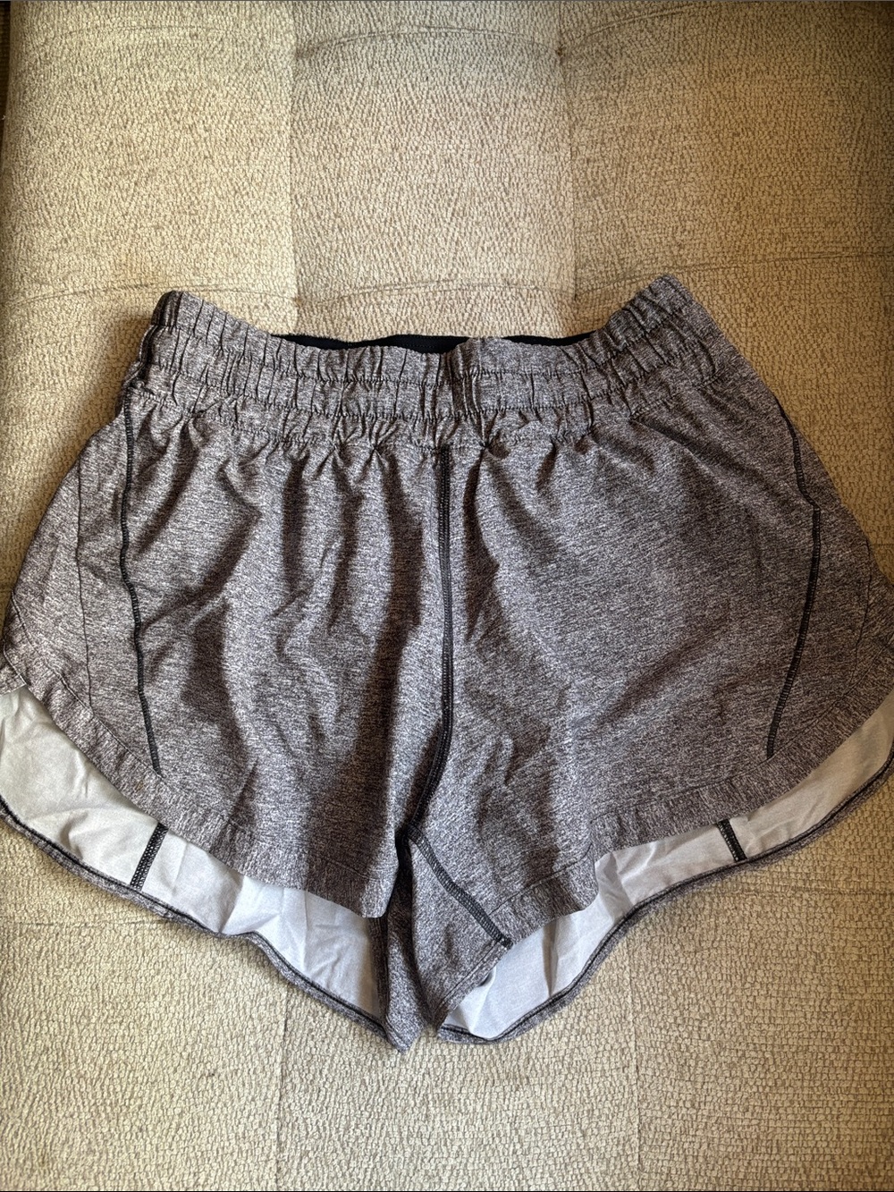 lululemon athletica Women's Heather Gray Athletic Shorts